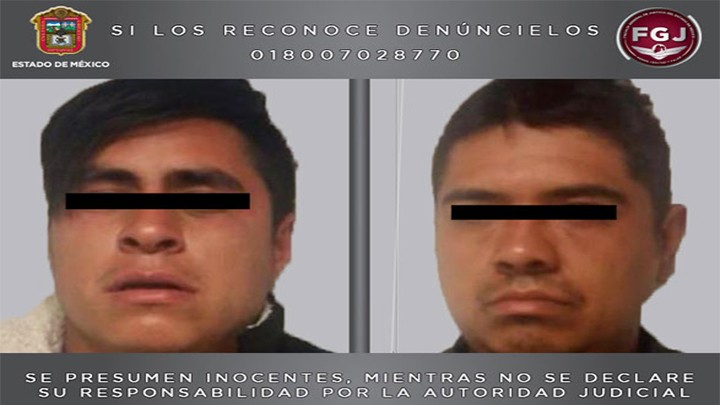 DETIENEN EN TOLUCA A DOS SUJETOS INVESTIGADOS POR EL DELITO DE EXTORSIÓN