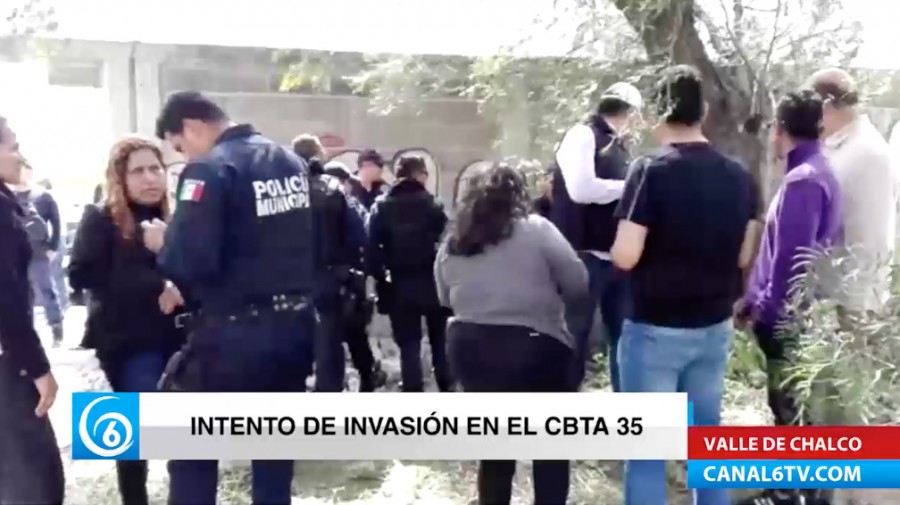 Intento de invasión de terreno en el CBTA No.35