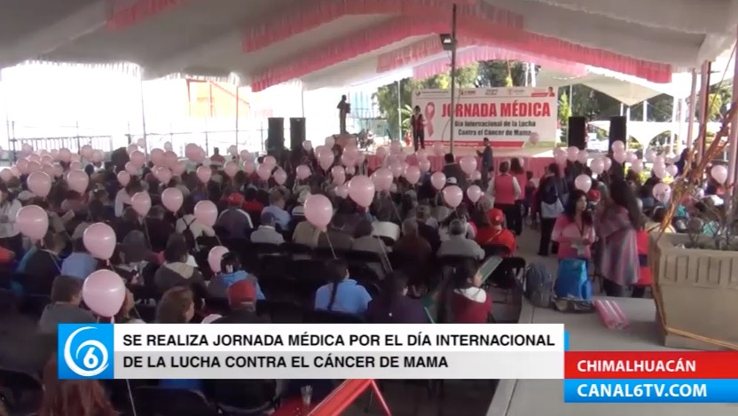 Jornada médica en la Lucha Contra el Cáncer de Mama en Chimalhuacán