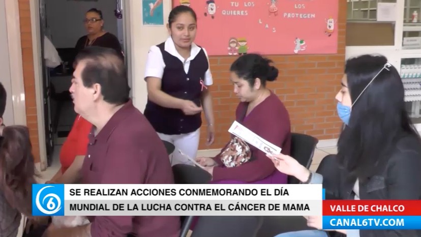 DIF Valle de Chalco conmemora Mundial Contra el Cáncer de Mama