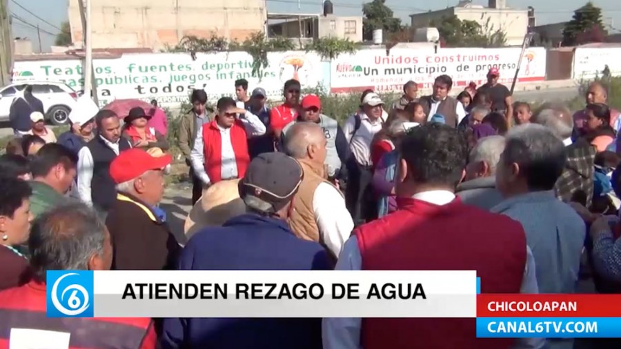 Realizan ampliación de red hidráulica en colonias de San Vicente Chicoloapan