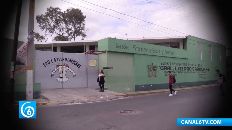 Escuela EPO No.336 Gral. Lázaro Cárdenas  en Nezahualcóyotl, a punto de colapsar por daños derivados del sismo