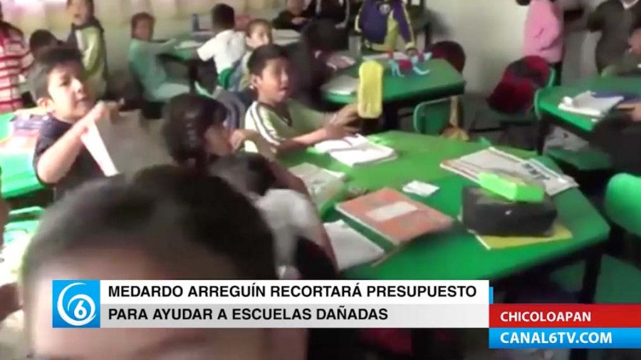 Gobierno de Chicoloapan anuncia recorte a su presupuesto para apoyar escuelas dañadas