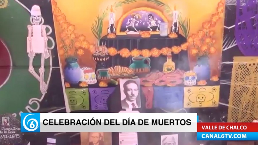 En Valle de Chalco para realizar la celebración del Día de Muertos