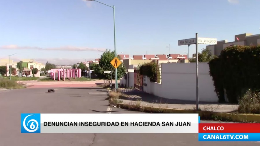 Problema de inseguridad en la U.H San Juan de Chalco