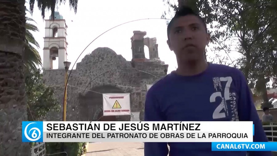 Parroquia de San Sebastián Chimalpa, a la espera de dictamen del INAH