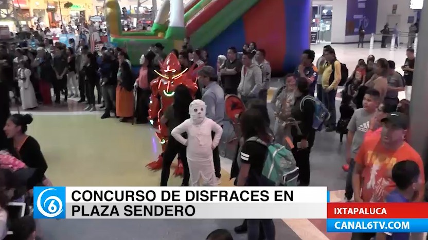 Se realizó el concurso de disfraces en Plaza Sendero Ixtapaluca