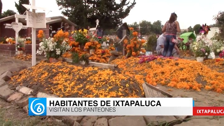 Así se vivió el 2 de noviembre en el panteón de San Francisco Acuautla