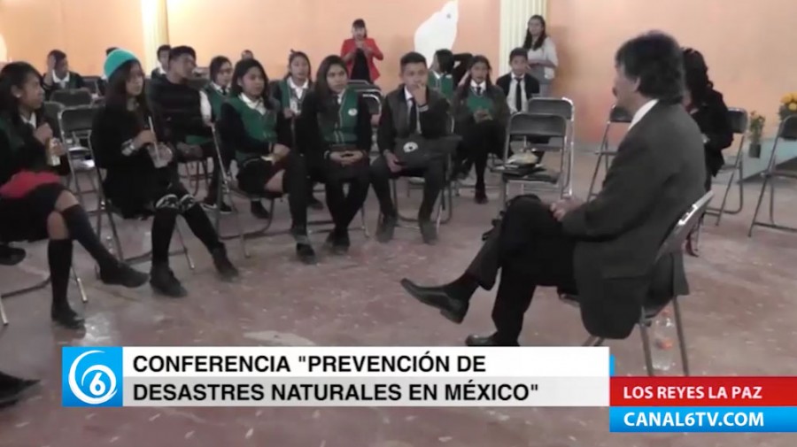 Se llevó a cabo la conferencia Prevención de desastres naturales en México