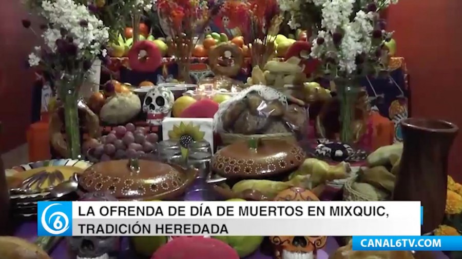 La ofrenda del Día de Muertos en Mixquic, es una tradición heredada