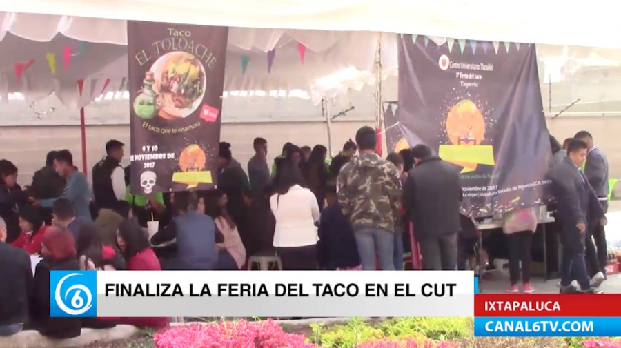 Concluyen las actividades de la Feria del Taco en el Centro Universitario Tlacaélel