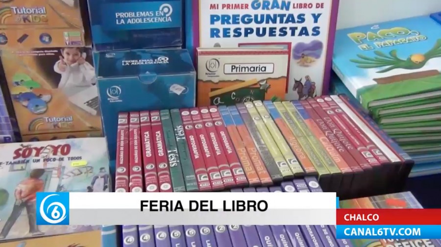 Con el objetivo de acercar a la ciudadania a la lectura, se realiza la Feria del Libro 2017 en Chalco