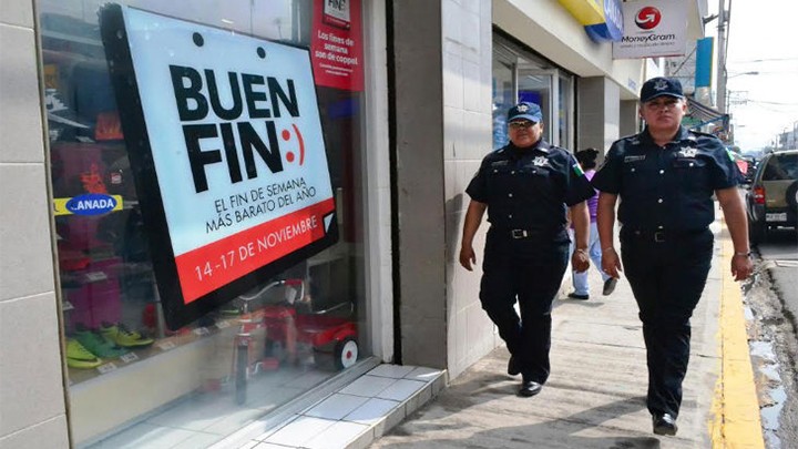 Refuerzan seguridad por el Buen Fin 2017