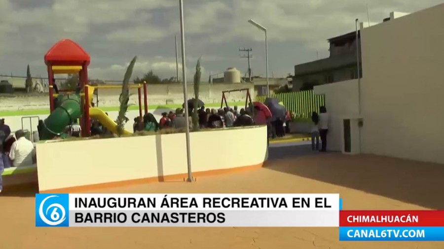 Inauguran área recreativa en el Barrio Canastero