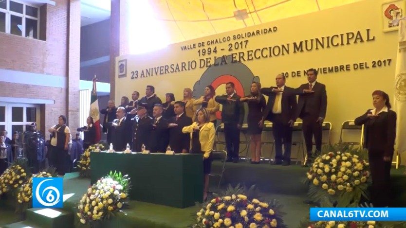 Conmemoraron el  XIII Aniversario de la Erección del municipio de Valle de Chalco Solidaridad