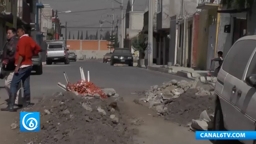 Afectaciones por sismos en la colonia Ampliación Santa Catarina en Valle de Chalco