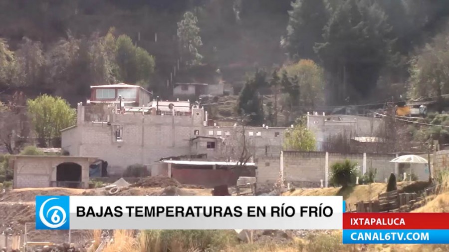 Las bajas temperaturas comienzan sentirse más fuertes en Río Frío