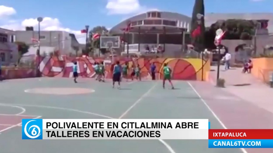 Gimnasio Polivalente de Citlalmina abre talleres en temporada vacacional