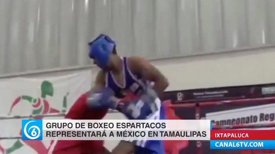 Grupo de boxeo Espartacos Ixtapaluca representará a México en Tamaulipas