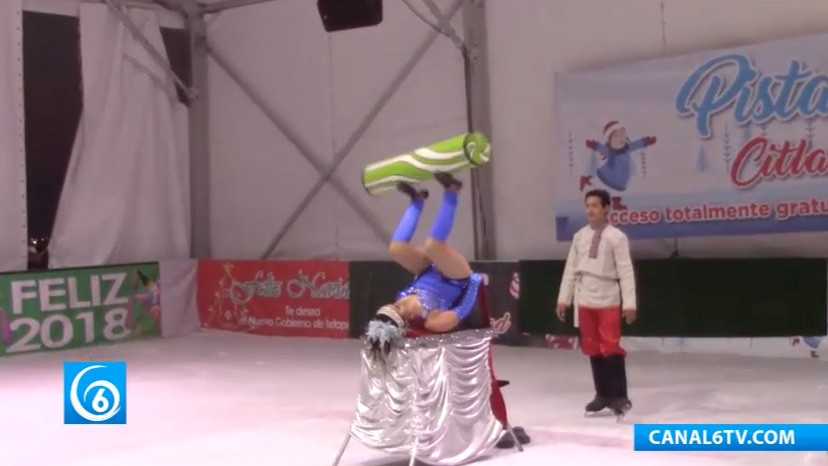 Así se vivió la inauguración de la pista de hielo en la colonia Citlalmina