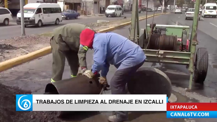 Odapas de Ixtapaluca realizan trabajos de limpieza al drenaje en Izcalli