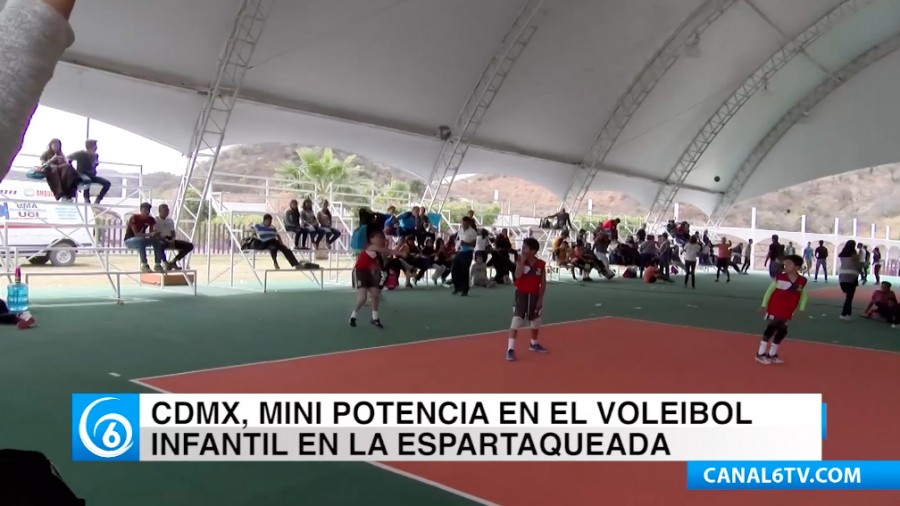 CDMX, mini potencia en el voleibol infantil en la espartaqueada