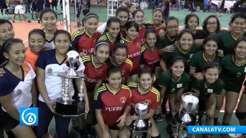Ganadores los voliboleros de las categorías infantil y juvenil de Puebla, Veracruz, Oaxaca y CMDX