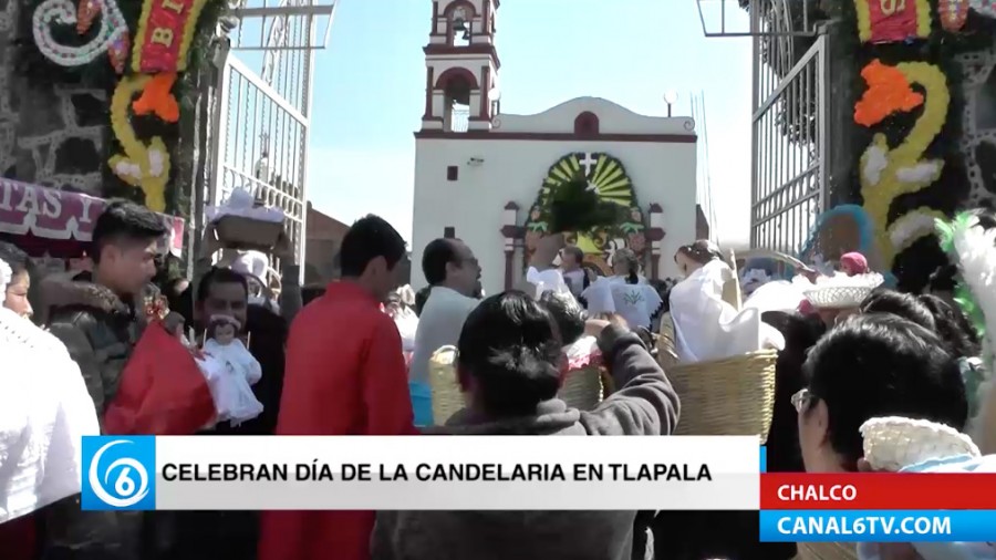 Celebran el Día de la Candelaria en Tlapala, Chalco