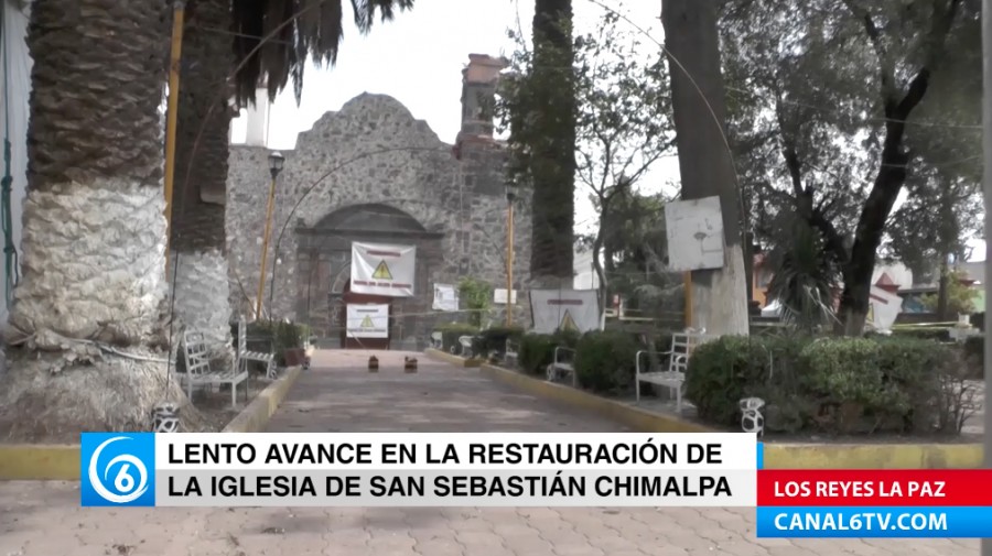 Iglesia de San Sebastián en La Paz, a casi 5 meses del sismo  aún sin restauración