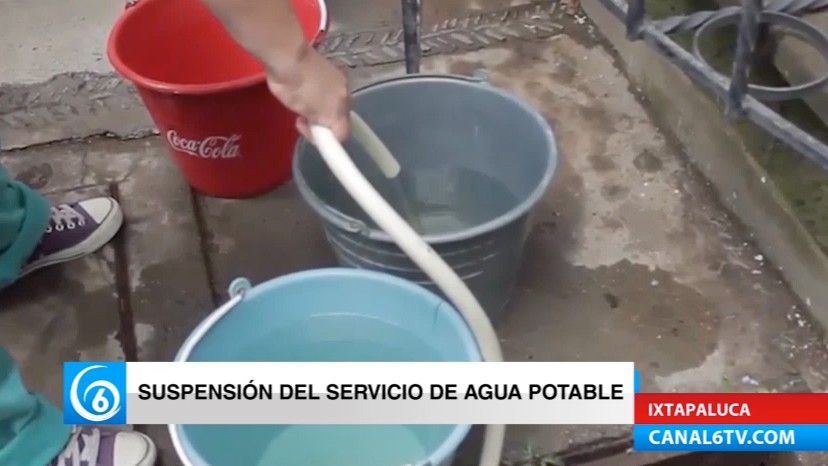 Por trabajos de mantenimiento de la CFE recortan suministro de agua en la zona centro de Ixtapaluca