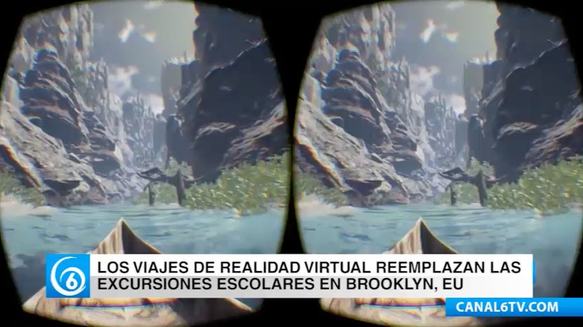 Los viajes de realidad virtual reemplazan las excursiones escolares en Brooklyn, EU