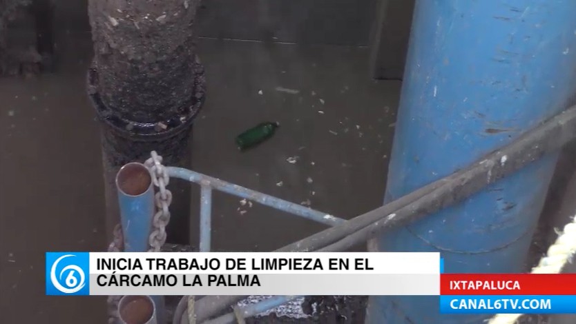 Inician los trabajos de limpieza en el cárcamo La Palma