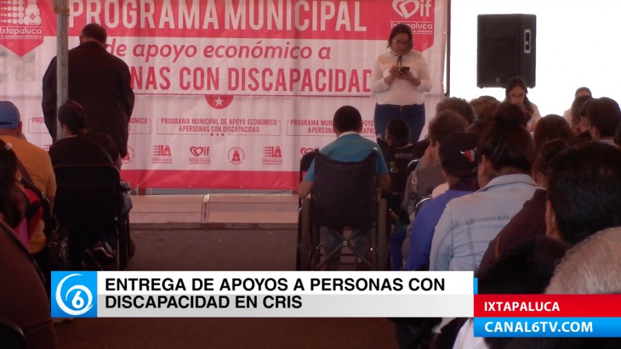 CRIS Ixtapaluca realizó entrega de apoyos a personas que padecen alguna discapacidad
