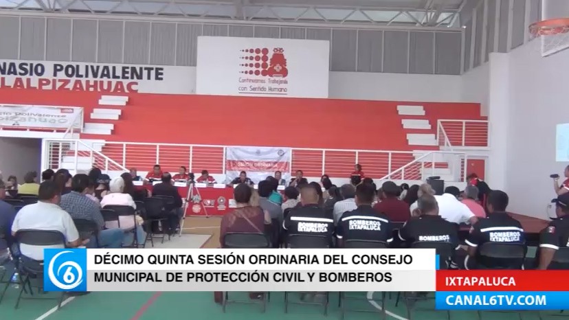 Se llevó a cabo la Décimo Quinta Sesión Ordinaria del Consejo Municipal de Protección Civil y Bomberos