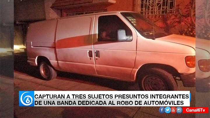 POLICÍA DE CHIMALHUACÁN CAPTURÓ A TRES SUJETOS PRESUNTOS RESPONSABLES DE ROBO DE AUTOMÓVILES