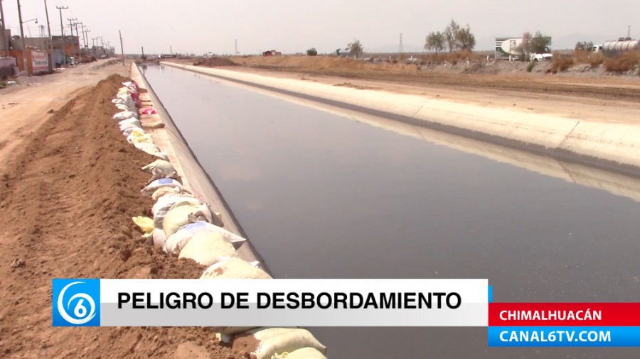 Falta de mantenimiento de dren en Chimalhuacán por parte de Conagua en provoca desbordamiento