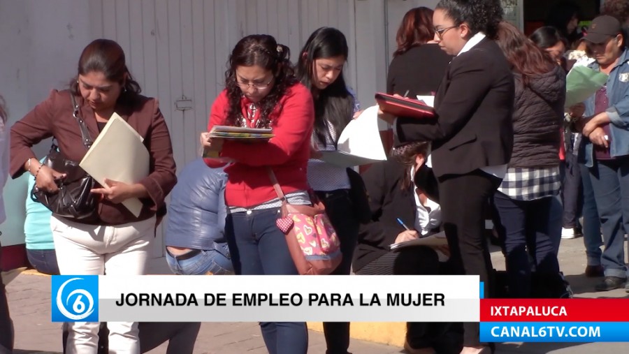 La jornada de empleo para las mujeres se llevó a cabo con éxito en Ixtapaluca