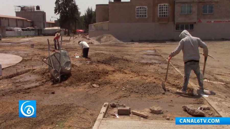 Llevan a cabo la rehabilitación del parque de la Torre Amarilla en la U.H. Santa Bárbara