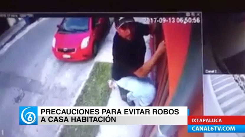 Policía Municipal de Ixtapaluca realizan recomendaciones para prevenir robos a casa habitación