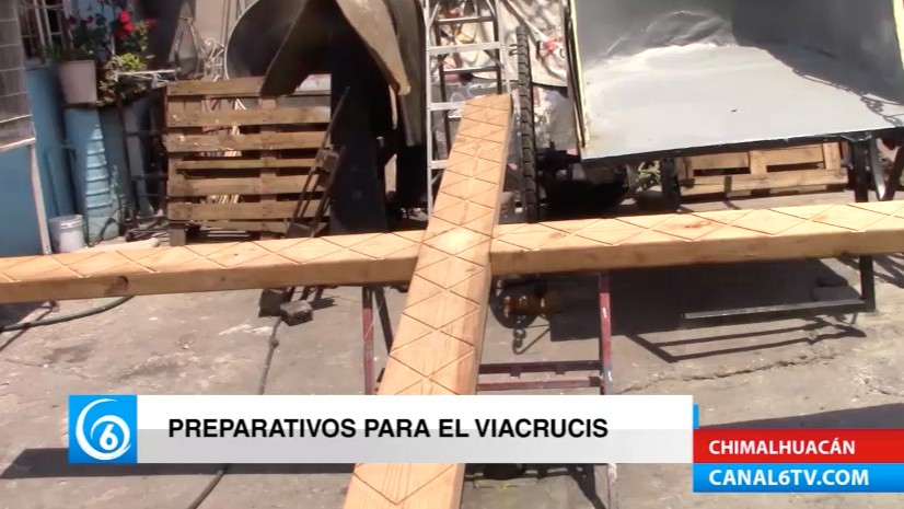 En Chimalhuacán se realizan últimos ensayos de quienes participarán en el Viacrucis