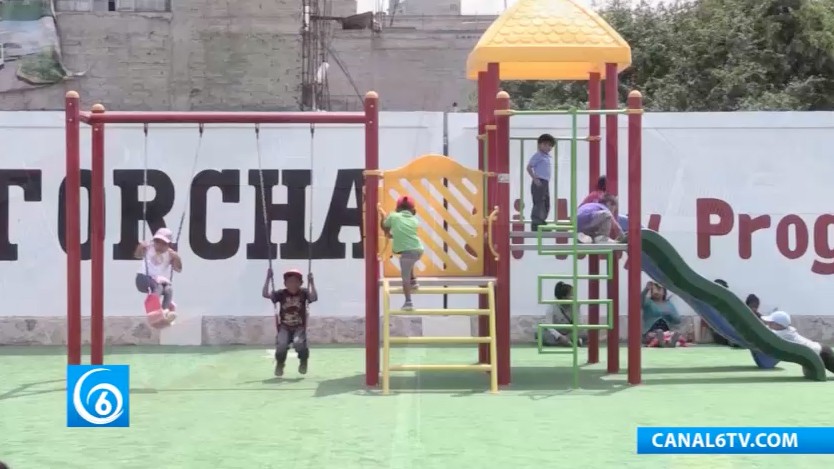 Concluyó la remodelación de la Plaza Cívica de Ríos en la Ex Hacienda de San Isidro