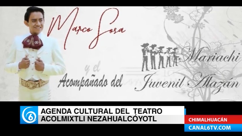 Te presentamos la agenda cultural del Teatro Acolmixtli Nezahualcóyotl de Chimalhuacán