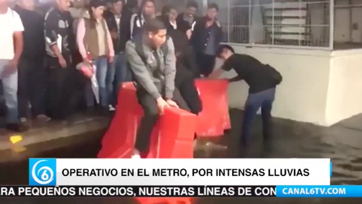 El Servicio de Transporte Colectivo Metro implementa el operativo Atención a lluvias 2018