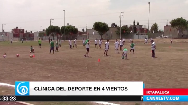 Realizan en Cuatro Vientos la clínica del deporte con el objetivo de acercar esta práctica entre a los jóvenes