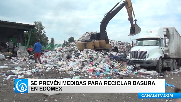 Prevén medidas para reciclar basura en el Estado de México