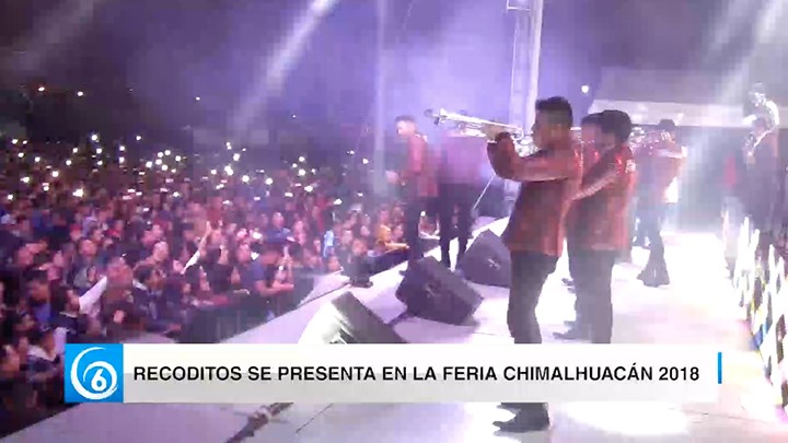 Con sus mejores éxitos se presento Banda Los Recoditos en la Feria Metropolitana de Chimalhuacán