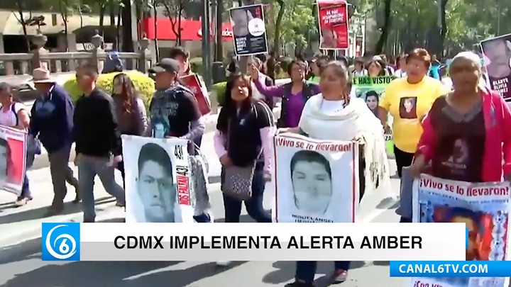 CDMX implementa Alerta Amber de manera inmediata