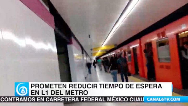 Prometen reducir el tiempo de espera en la L1 del Metro con la implementación de nuevos trenes