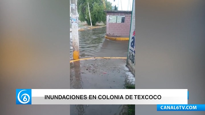 Habitantes de la colonia Wenceslao Victoria Soto, en Texcoco, padecen de constantes inundaciones