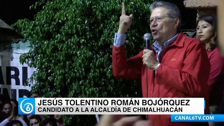 Inicia campaña para presidente de Chimalhuacán, Tolentino Román